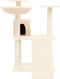 vidaXL - Kattenmeubel - met - sisal - krabpalen - 83 - cm - crèmekleurig