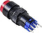 TRU COMPONENTS LAS2Y-11/R/12V Druktoets 250 V 3 A 1x uit/(aan) Moment Rood IP40 1 stuk(s)