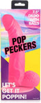 POP - Dildo with Balls - 7.5 / 19 cm
