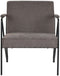 Leunstoel DKD Home Decor Grijs Metaal Polyester (64 x 69,5 x 76 cm)