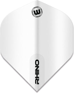 WINMAU - Rhino Wit Extra Dik Dartvluchten - 1 set per pakket (3 dartvluchten in totaal)