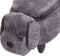 DOGGY - Hocker - Grijs - Fluweel