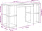 vidaXL - Bureau - met - Opbergruimte - - - Oud - Hout - 130x50.5x75 - cm - - - Geengineerd - Hout