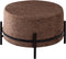 SVJ Kruk Rond - 55 x 55 x 37 cm - Microvezel - Bruin