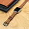 iMoshion Echt lederen bandje voor de Apple Watch Series 1 / 2 / 3 / 4 / 5 / 6 / 7 / 8 / 9 / SE - 38 / 40 / 41 mm - Bruin