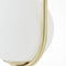 Brilliant Glint - Hanglamp 4-vlams D45 E14 40W - Hout/messing glas/metaal (niet inbegrepen)
