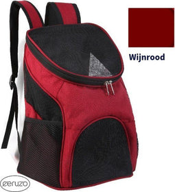 Ceruzo Hondenrugzak - Draagtas - Max 10 kg - 26x33x40cm - Rood