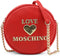Love Moschino - Borsa Pu - Ronde tas met hart en merknaam - Rood