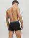 JACK&JONES ADDITIONALS JACWAISTBAND TRUNKS - Boxershorts - 3-pack - Asphalt (3-pack)