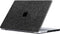 Lunso Geschikt voor MacBook Pro 14 inch (2021-2023) cover hoes - case - Glitter Zwart