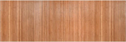 vidaXL - Vloerkleed - rechthoekig - 100x300 - cm - bamboe - naturel