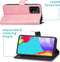 iMoshion Hoesje Geschikt voor Samsung Galaxy A52 (4G) / A52s / A52 (5G) Hoesje Met Pasjeshouder - iMoshion Luxe Bookcase - Roze