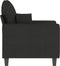 Fauteuil 60 cm stof zwart