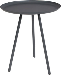 Housecraft Living Frost Bijzettafel Rond Metaal 39 cm Donkergrijs