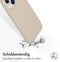 Accezz Liquid Silicone Backcover iPhone 15 - Schokabsorberend - Beige