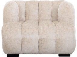 MUST Living Lounge chair Mars,75x102x95 cm, glamour natural