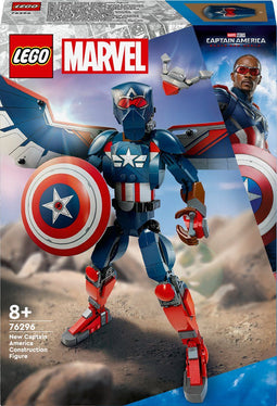 LEGO Marvel Nieuwe Captain America bouwfiguur - 76296
