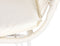 Tafel met twee stoelen DKD Home Decor Wit Metaal Kristal Synthetische rotan 56 x 57,5 x 82 cm