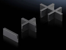 Rittal AX 2582.200 - Flensplaat - Kunststof 2-voudig - Zwart (5 stuks)