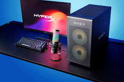 HyperX QuadCast 2 S - USB Microfoon - 32-bit/192kHz audio met RGB - Zwart