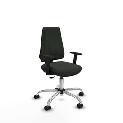Piqueras y Crespo B1D056N - Bureaustoel - Verstelbare hoogte met armleuning - Zwart