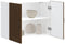 vidaXL - Keukenwandkast - Lucca - bewerkt - hout - bruin - eikenkleur