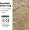 Alena 1-lichts tafellamp - Industrieel - Geborsteld goud - ⌀ 40cm