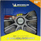 Michelin Wieldoppen 15 inch - ABS kunststof - schokbestendig - zilver/zwart (4 stuks)
