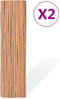 vidaXL - Schermen - 2 - st - 100x400 - cm - bamboe