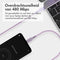 imoshion Kabel - USB C naar USB C Kabel - 1 meter - Snellader 60W - USB-C Oplader Kabel - Geschikt voor o.a. Apple iPhone 15/16 en Samsung - Lila