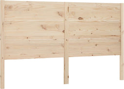 vidaXL - Hoofdbord - 126x4x100 - cm - massief - grenenhout