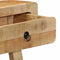 vidaXL - Wandtafel - 90x32x75 - cm - massief - ruw - mangohout