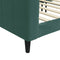 vidaXL - Slaapbank - 100x200 - cm - fluweel - donkergroen