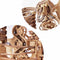 iDventure Marble Run Dragon - Bouwpakket Knikkerbaan - 260 Onderdelen en 15 Metalen Knikkers - Hout