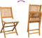 vidaXL - Vouwtuinstoelen - met - Witte - Kussen - 2 - stuks - van - Massief - Acaciahout