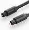 Vention - Optische Toslink Audiokabel - 1 m - Zwart