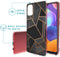 iMoshion Hoesje Geschikt voor Samsung Galaxy A31 Hoesje Siliconen - iMoshion Design hoesje - Zwart / Meerkleurig / Goud / Black Graphic