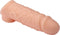 Dream Toys - RealStuff rekbare penisvergroter 14 cm met scrotumband - Huidroze