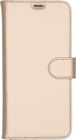 Accezz Hoesje Geschikt voor Samsung Galaxy A71 Hoesje Met Pasjeshouder - Accezz Wallet Softcase Bookcase - goud