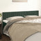 vidaXL - Hoofdborden - 2 - st - 80x5x78/88 - cm - fluweel - donkergroen