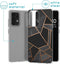 iMoshion Hoesje Geschikt voor Samsung Galaxy A52 (4G) / A52s / A52 (5G) Hoesje Siliconen - iMoshion Design hoesje - Zwart / Meerkleurig / Goud / Black Graphic