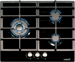 Cata LCIB6021BK - Gaskookplaat - 3 Fornuizen - Zwart