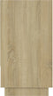 vidaXL - Dressoir - 70x41x75 - cm - bewerkt - hout - sonoma - eikenkleurig