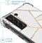 iMoshion Hoesje Geschikt voor Samsung Galaxy S21 Plus Hoesje Met Koord - iMoshion Design Hoesje met Koord - Wit / Meerkleurig / Goud / White Graphic