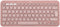 Logitech Pebble Keys 2 K380s - Draadloos toetsenbord - Bluetooth - Azerty FR - Roze