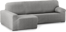 Hoes voor chaise longue met korte armleuning links Eysa ROC Lichtgrijs 180 x 120 x 360 cm