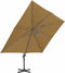 vidaXL - Parasol - met - draagbare - voet - taupe