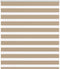 vidaXL - Zebra - Blind - 130x150 - cm - stofbreedte - 125,9 - cm - polyester - zandbruin