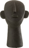 J-Line decoratie Figure Gezicht - polyresin - zwart