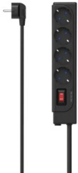 Hama 00223166 Stekkerdoos met schakelaar Zwart Randaarde stekker 1 stuk(s)